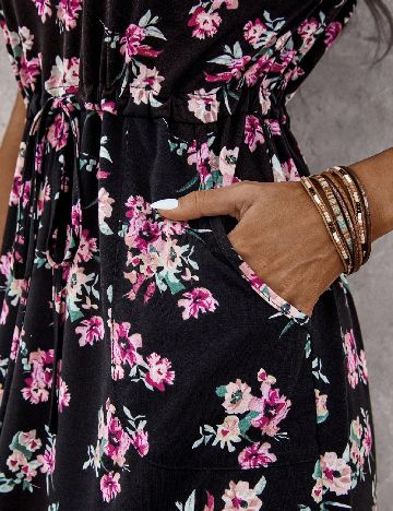 Rochie medie Emery Rose, floral print