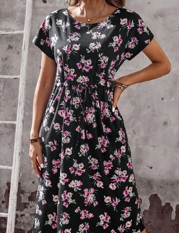 Rochie medie Emery Rose, floral print