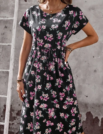 Rochie medie Emery Rose, floral print