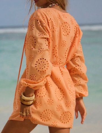Rochie scurta SHEIN, portocaliu