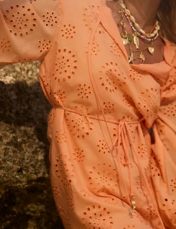 Rochie scurta SHEIN, portocaliu