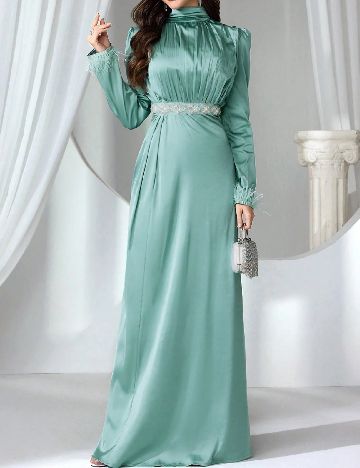 Rochie lunga SHEIN, verde