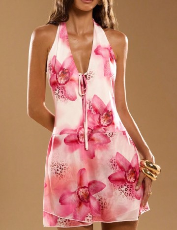 Rochie scurta SHEIN, roz