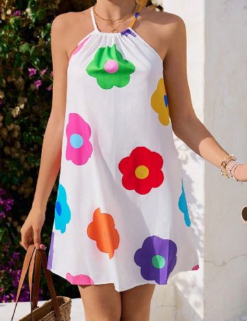 Rochie scurta SHEIN, alb