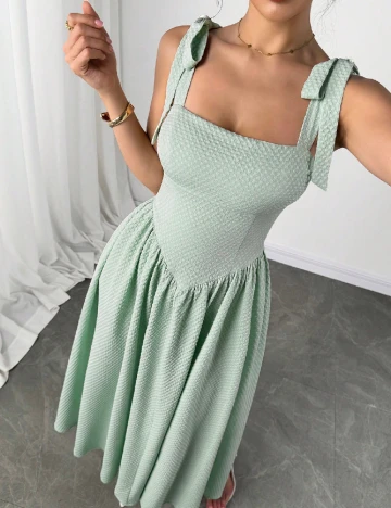 Rochie lunga SHEIN, verde