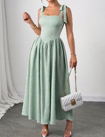 Rochie lunga SHEIN, verde