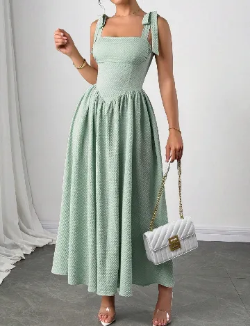 Rochie lunga SHEIN, verde