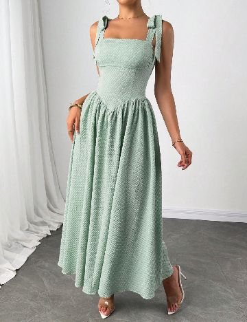 Rochie lunga SHEIN, verde