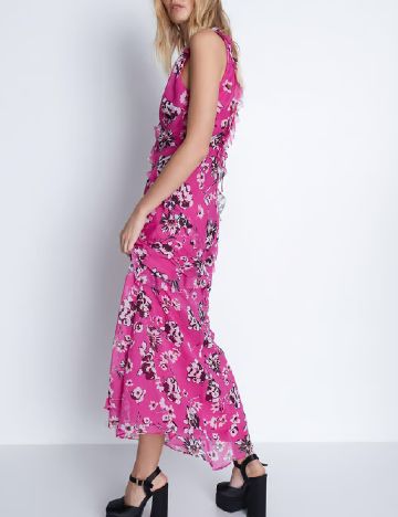 Rochie lunga WAREHOUSE, floral print