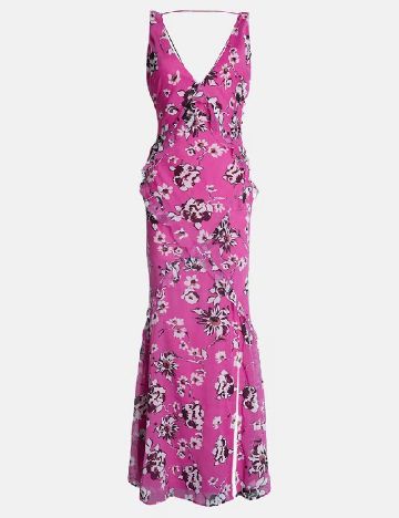 Rochie lunga WAREHOUSE, floral print