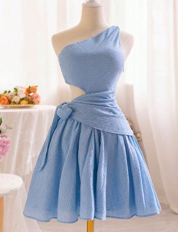 Rochie scurta SHEIN, albastru