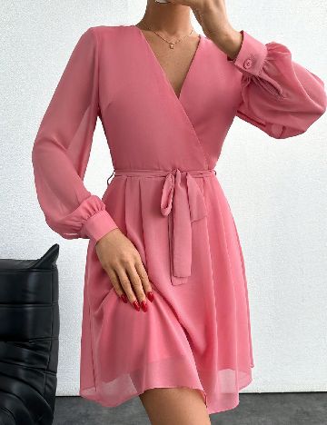 Rochie scurta SHEIN, roz