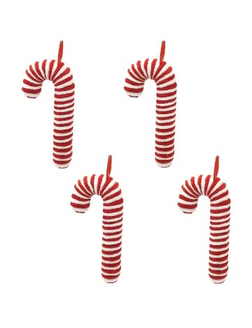 Accesoriu de Craciun 4 bucati SHEIN, rosu