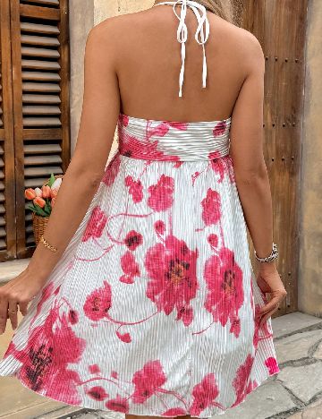 Rochie scurta SHEIN Maternity, floral print