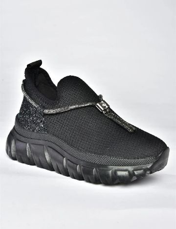 Adidasi Snicker, negru