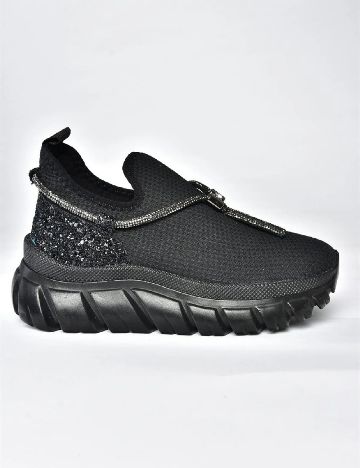 Adidasi Snicker, negru