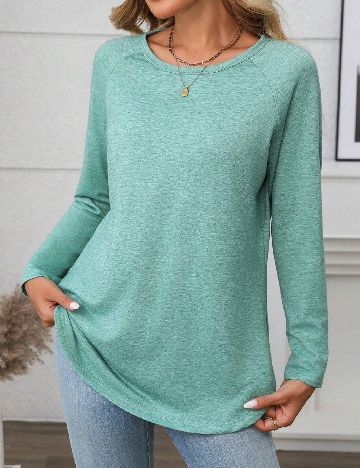 Bluza SHEIN, verde