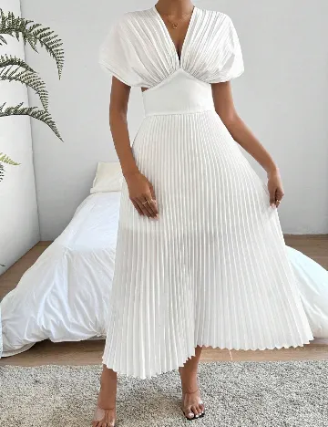 Rochie medie SHEIN, alb