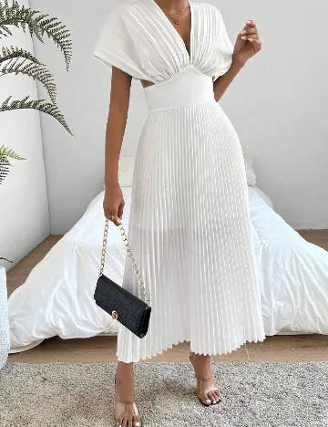Rochie medie SHEIN, alb