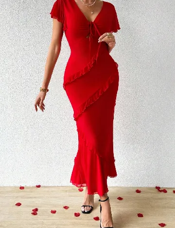 Rochie lunga SHEIN, rosu