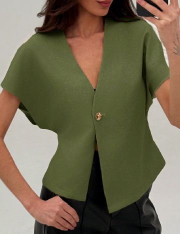 Bluza SHEIN, verde