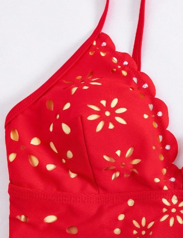 Costum de baie SHEIN, rosu