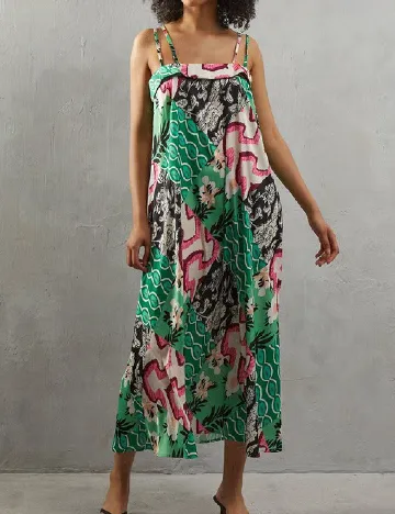 Rochie medie WAREHOUSE, mix culori