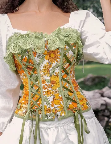 Corset SHEIN, floral print