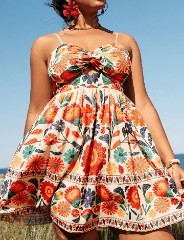 Rochie scurta SHEIN CURVE, mix culori