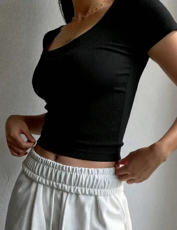 Top SHEIN, negru