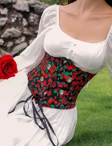 Corset SHEIN, floral print