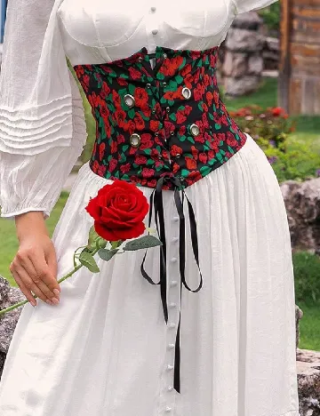Corset SHEIN, floral print
