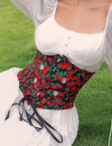 Corset SHEIN, floral print