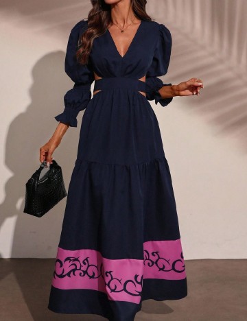Rochie lunga SHEIN, bleumarin