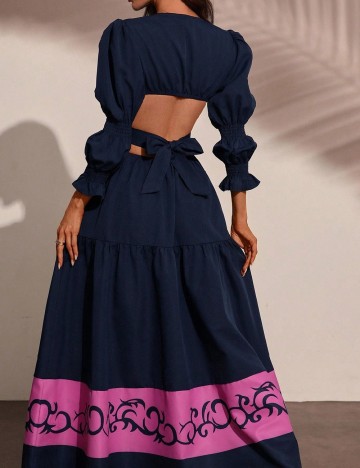 Rochie lunga SHEIN, bleumarin