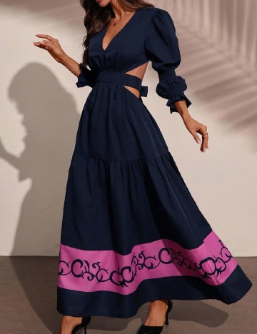 Rochie lunga SHEIN, bleumarin