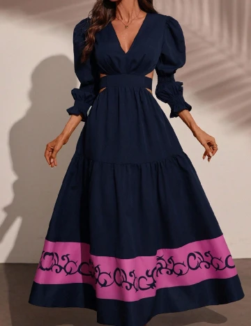 Rochie lunga SHEIN, bleumarin