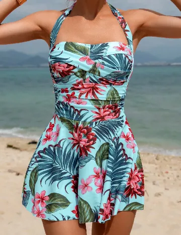 Rochie de plaja SHEIN, albastru