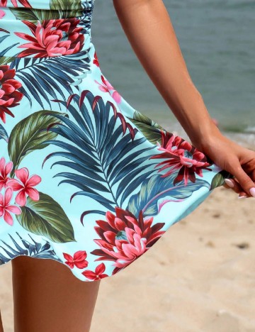 Rochie de plaja SHEIN, albastru
