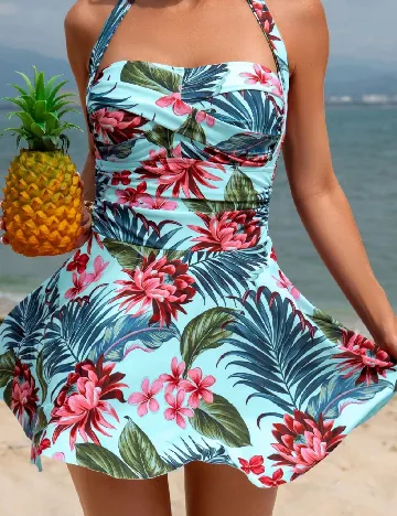 Rochie de plaja SHEIN, albastru