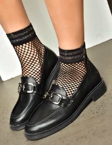 Mocasini Miss Park Moda, negru