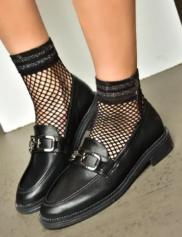 Mocasini Miss Park Moda, negru