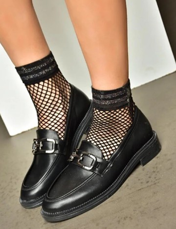 Mocasini Miss Park Moda, negru