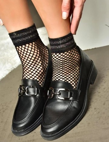 Mocasini Miss Park Moda, negru