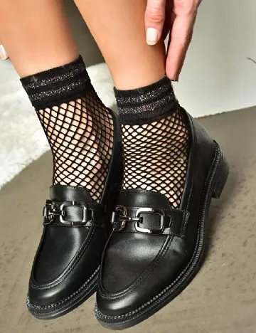 Mocasini Miss Park Moda, negru