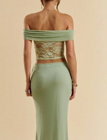 Top SHEIN, verde