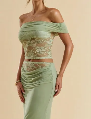 Top SHEIN, verde