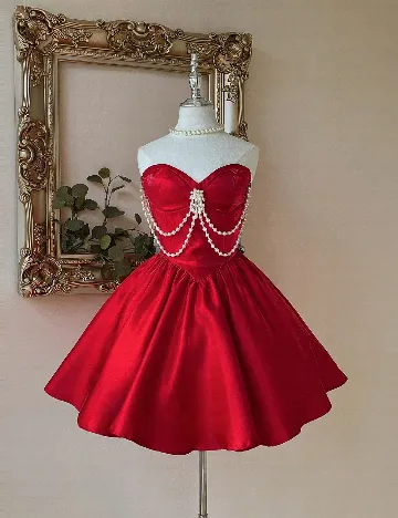 Rochie scurta SHEIN, rosu