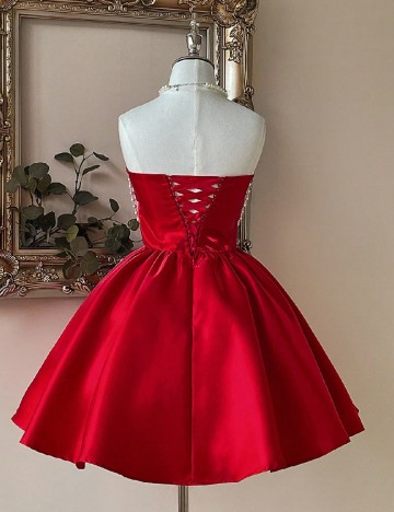 Rochie scurta SHEIN, rosu