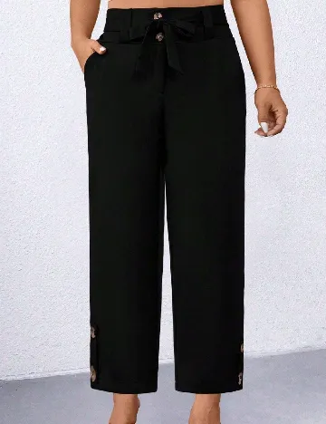 Pantaloni SHEIN CURVE, negru